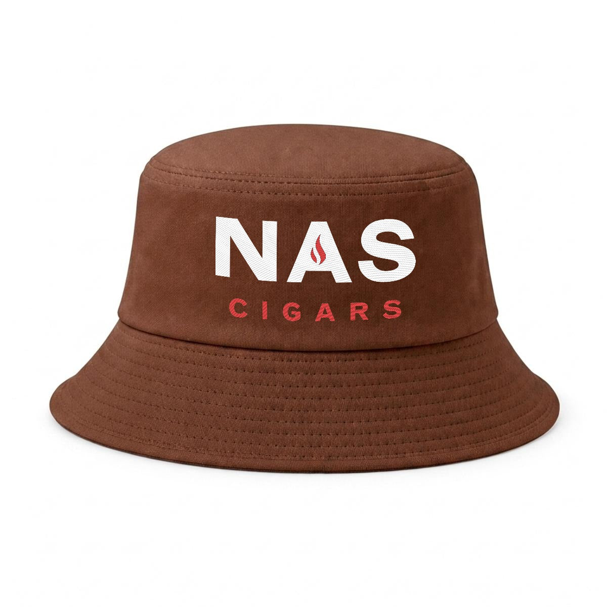 NAS Bucket Hat - white logo