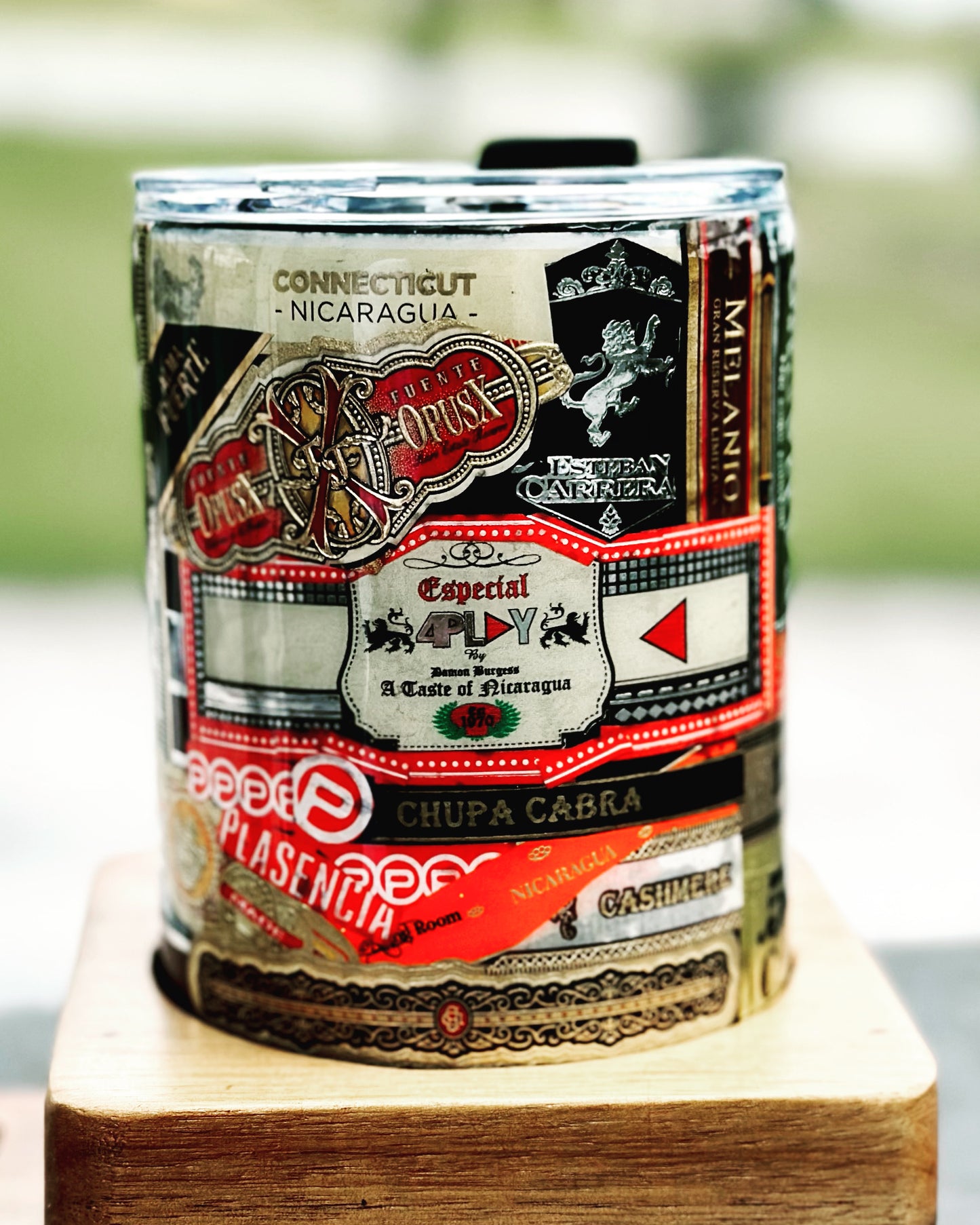 Cigar Label Lowball Tumbler